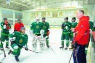 Photo report: Training of the Turkmenistan national ice hockey team led by Sergei Nemchinov