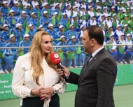 Aşgabatda tennis boýunça Merkezi Aziýanyň çempionatynyň ýapylyş dabarasy geçirildi