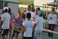 Fotoreportaž: Aşgabatda halkara tennis ýaryşynyň açylyş dabarasy boldy