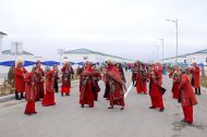 Фоторепортаж: новый поселок Галкыныш открылся на западе Туркменистана