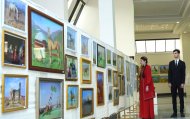 Exhibition-competition in honor of the Ahal-Teke Horse holiday  in Ashgabat