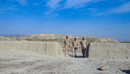 An open-air seminar was held at the ancient settlement of Paryzdepe in Turkmenistan