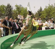 Türkmen bedewiniň baýramyna bagyşlanyp Halkara sergi-ýarmarkadan fotoreportaž