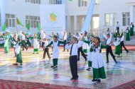 A celebration was held in Balkanabat in honor of the opening of secondary school No. 25