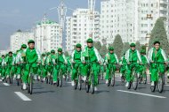 Ashgabat hosts mass bike ride timed to coincide with World Bicycle Day