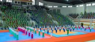 Winners of international competitions were honored in the martial arts building in Ashgabat