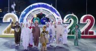 Photoreport: streets of New Year's Ashgabat