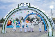 New Year's lights were solemnly lit on the main tree of Turkmenistan