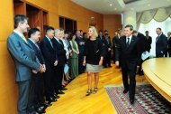 Photo report: European Union foreign-policy chief Federica Mogherini in Turkmenistan