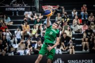 Fotoreportaž: 3x3 basketbol boýunça Aziýanyň kubogyndaky Türkmenistan - Koreýa Respublikasy duşuşygy