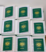 Photoreport from the ceremony of presenting passports to persons accepted into the citizenship of Turkmenistan