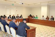 Photo report: Meeting of representatives of the national teams of Turkmenistan and DPR Korea before the match of WCQ 2022