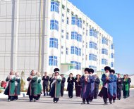 Photoreport from the opening of 2 new houses for employees of the Turkmenabat International Airport