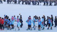 Olimpiýa stadionynda geçirilen V Aziýa oýunlarynyň ýapylyş dabarasyndan fotoreportaž