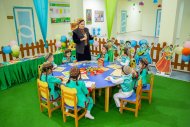 A drawing competition was held in the Ashgabat kindergarten 