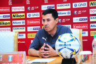 Photo report: Press conference of FC Altyn Asyr and FC Dordoi before the match of the 2019 AFC Cup