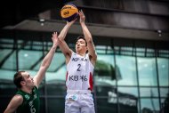 Fotoreportaž: 3x3 basketbol boýunça Aziýanyň kubogyndaky Türkmenistan - Koreýa Respublikasy duşuşygy