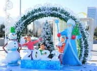 Photoreport: streets of New Year's Ashgabat