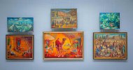 Photo report: Exhibition of artists from Mary velayat continues in Ashgabat