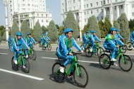 Ashgabat hosts mass bike ride timed to coincide with World Bicycle Day