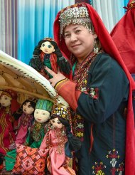 Exhibition of the shopping complex dedicated to the Day of the Turkmen Carpet in Ashgabat