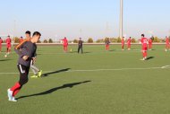 Photo report: DPR Korea football team training in Ashgabat