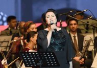 Aşgabatda Ýeňiş gününe bagyşlanan konsert geçirildi