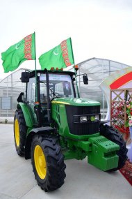 Photoreport: A new greenhouse opened in the Akhal velayat