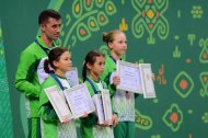 Ashgabat hosted the closing ceremony of the tennis championship among children under 12