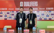 Turkmenistan - Iran. Photoreport from the pre-match press conference