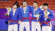 Photo report: 8 medals Turkmen wrestlers won at Asian Kurash Championship in Hangzhou