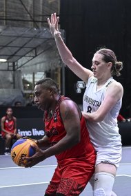 Photos from the matches of the Turkmenistan women's national team in the FIBA 3x3 Asia Cup Qualifier in Singapore