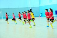 Photo report: Teams from Ashgabat and Ahal played in the final of the Futsal Cup of Turkmenistan among women's teams