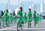 Photoreport: Mass bike ride dedicated to World Health Day took place in Ashgabat