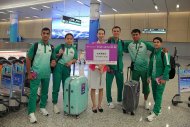 The first group of athletes from Turkmenistan arrived in Hangzhou for the 19th Summer Asian Games