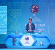 Photo story: A draw ceremony for the 2020 Asian Futsal Championship was held in Ashgabat