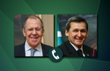 Foreign Ministers of Turkmenistan and Russia held a telephone conversation