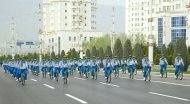 Mass bike ride held In Turkmenistan on World Health Day