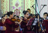 Concert in memory of composer Rejep Rejepov at the Maya Kulieva Conservatory in Ashgabat