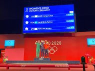 Fotoreport: Weightlifter Polina Guryeva from Turkmenistan won Olympic silver in Tokyo