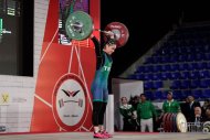 Weightlifter Medine Amanova won three gold medals at the 2023 Youth World Weightlifting Championships in Albania