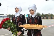 President of Turkmenistan Serdar Berdimuhamedov arrived on a working visit to the Kyrgyz Republic to participate in the next meeting of the Council of Heads of State of the CIS