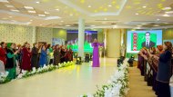 A show of women's clothing from leading national designers took place at the Ashgabat Fashion House