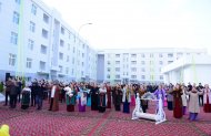 Opening ceremony of new buildings of Gurtly residential complex was held in Ashgabat