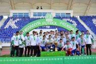 Footage from the award ceremony for the winners and prize-winners of the 2023 Turkmenistan Football Cup