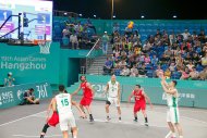 Turkmen basketball players completed their performance at the Asian Games in Hangzhou