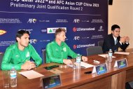 Photo report: Press conference of the national teams of Turkmenistan and DPRK before the qualifying match of the 2022 FIFA World Cup