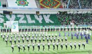 Türkmenistanyň Garaşsyzlygynyň 24 ýyllygynyň şanyna “Aşgabat” stadionyndaky baýramçylyk dabaralaryndan fotoreportaž