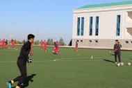 Photo report: DPR Korea football team training in Ashgabat