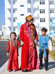 The opening of multi-apartment residential buildings took place in the Parakhat-7 residential area in Ashgabat